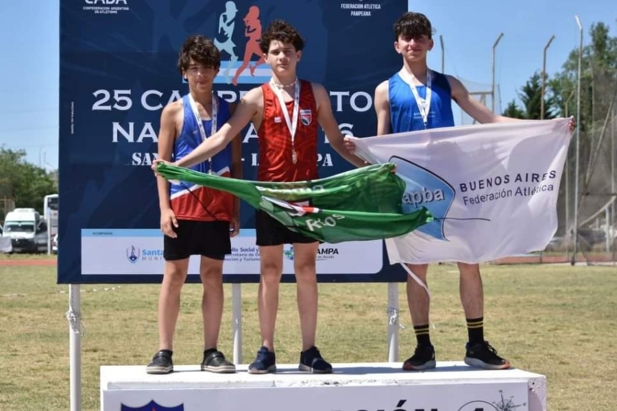 Atletismo: De Crespo a lo más alto del podio nacional