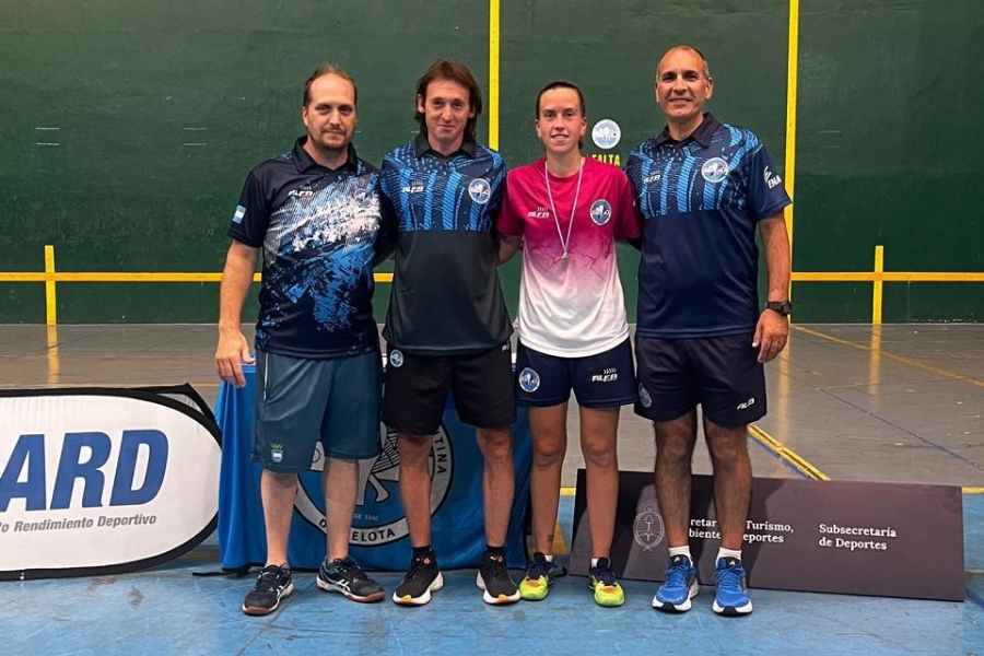 Melina Spahn subcampeona nacional de Frontball